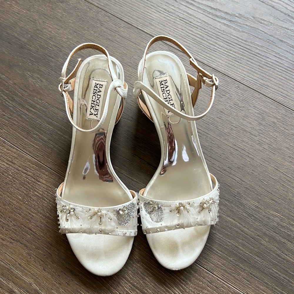Badgley Mischka Wedding Shoes Size 8